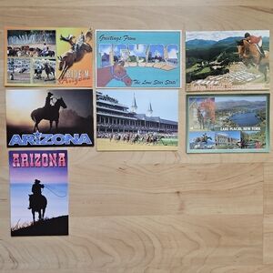 Postcards Ephemera Horse Themed Lot of 7
